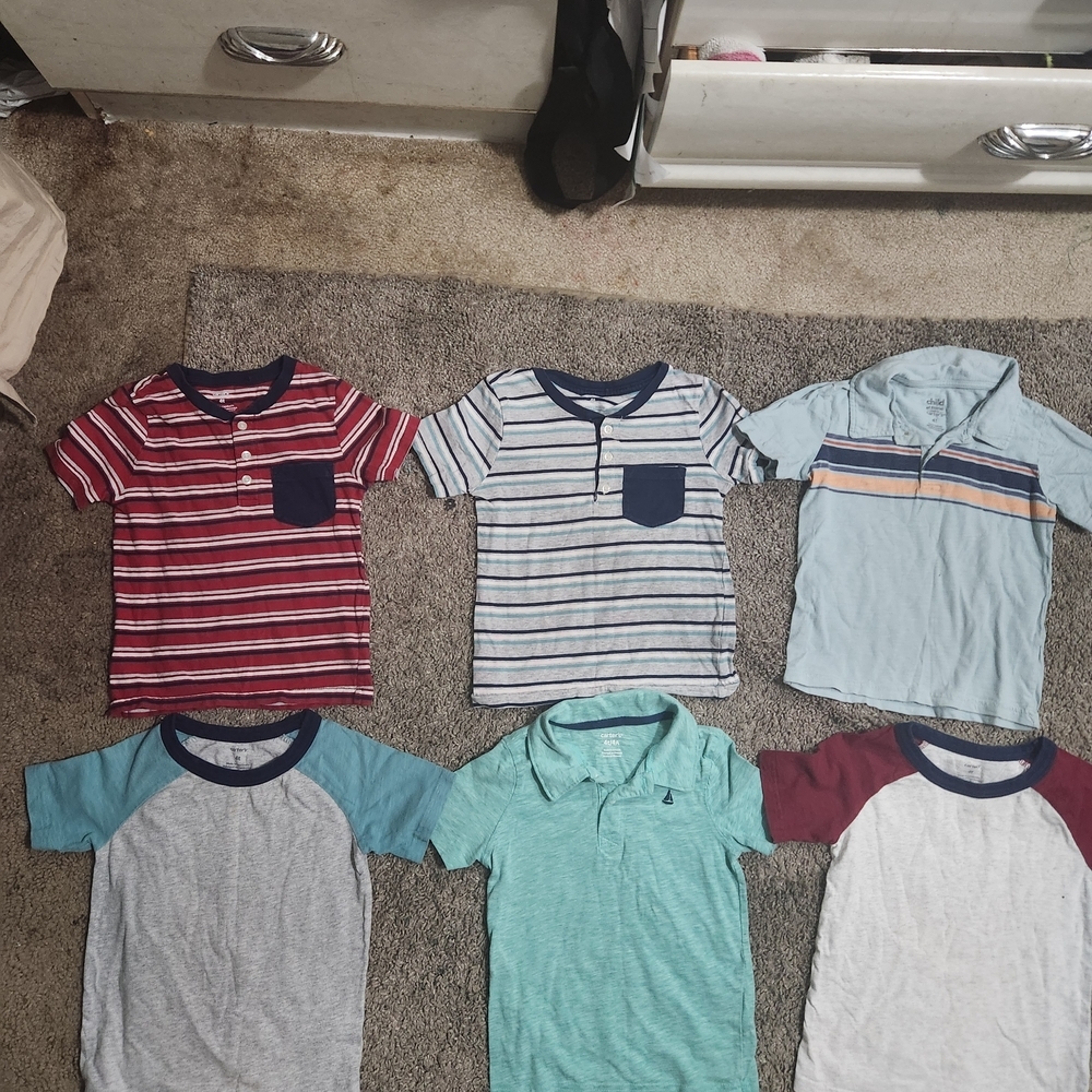 Carter's Assorted Striped and Solid Tees - Picture 2 of 9